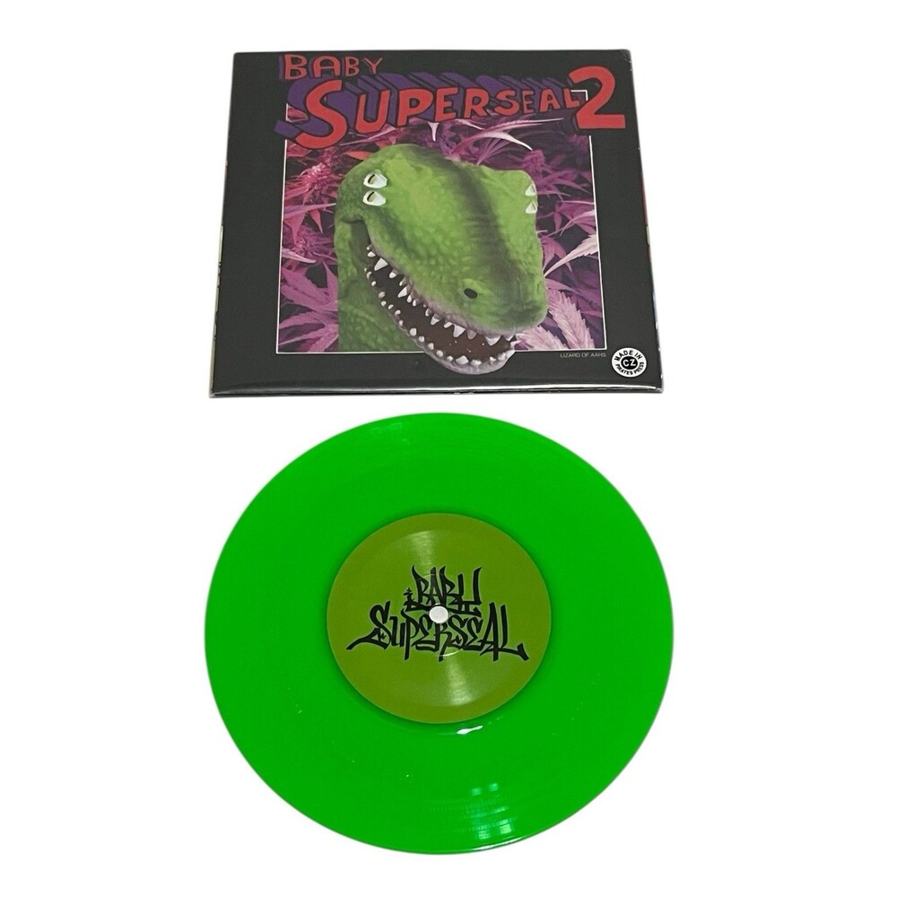 Baby Superseal 2 RMX Neon Green Colored Vinyl 7" DJ QBert BABY-002 Aahs 2019